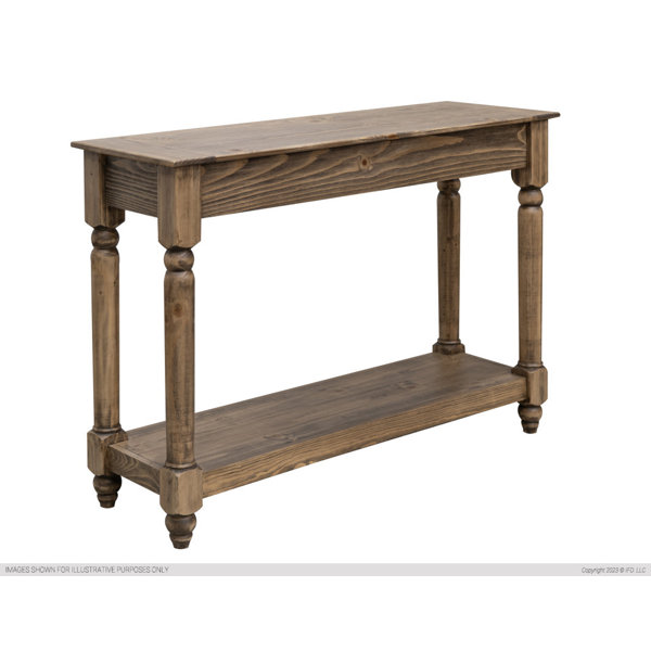 Gracie Oaks Adomas 48.75" Solid Wood Console Table | Wayfair